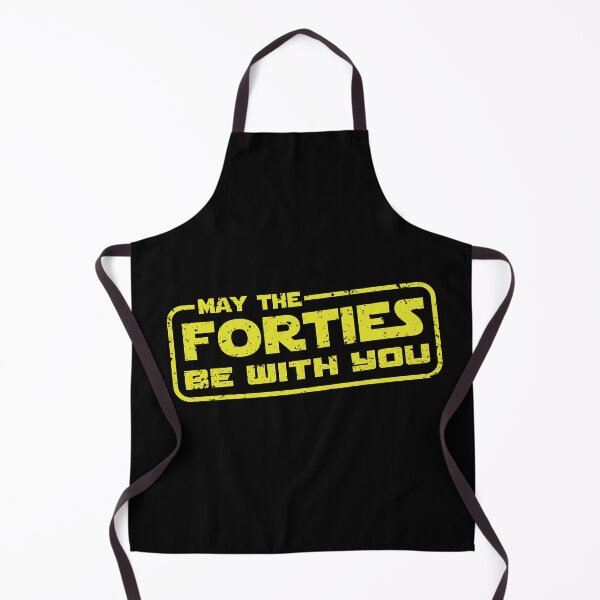 Item preview, May the forties be with you distressed 40th birthday gift for dad  designed and sold by Majesticoo.