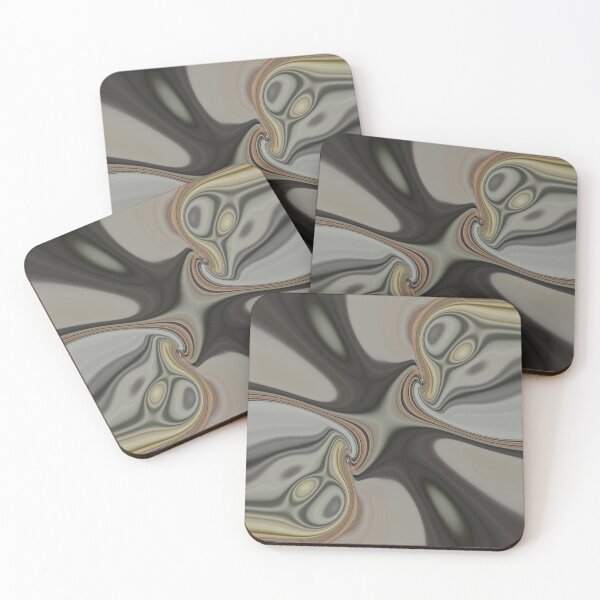 Item preview, ornate intensely coloured art deco and art nouveau styled fluid painted design designed and sold by mister-john.