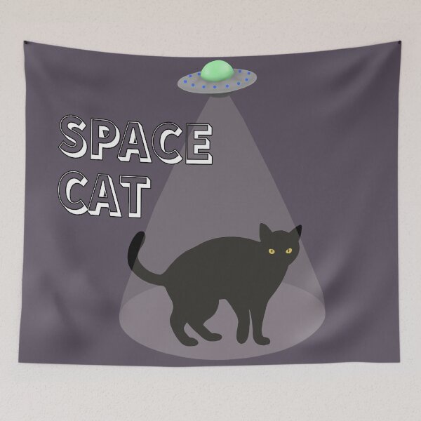 Item preview, SPACE CAT_purple designed and sold by UgaMaru.