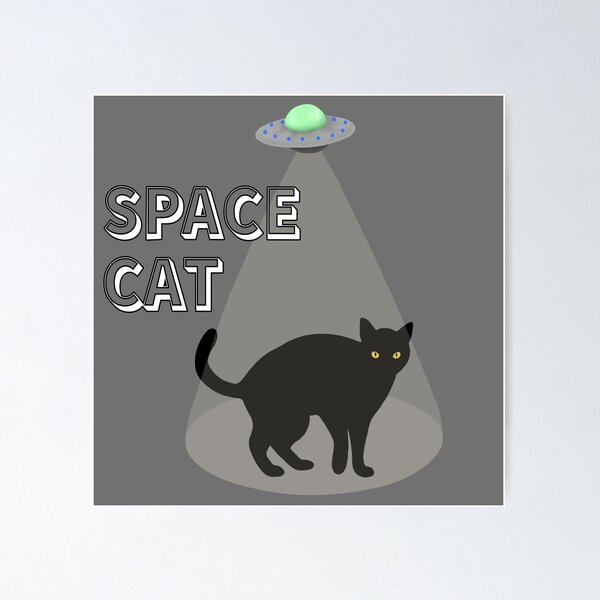 Item preview, SPACE CAT_space gray designed and sold by UgaMaru.
