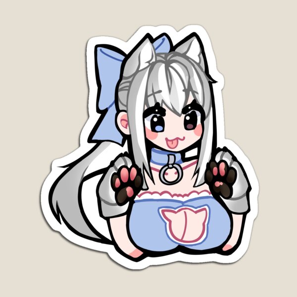 Item preview, Cute Dog Husky Anime GIrl designed and sold by Jaalidraws.