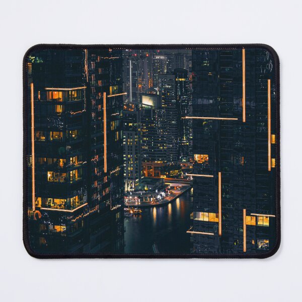 Item preview, night view taken from downtown apartment, with bright lights from the city designed and sold by ydsdesigns.