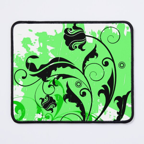 Item preview, Green Black Floral Art designed and sold by Tshirtstory.