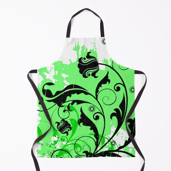 Item preview, Green Black Floral Art designed and sold by Tshirtstory.