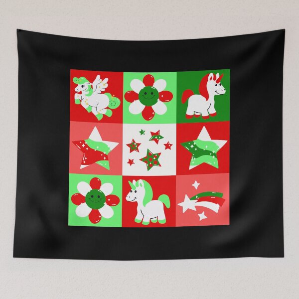 Item preview, Winter Christmas Magical Unicorns Classic  designed and sold by feithzarateh.