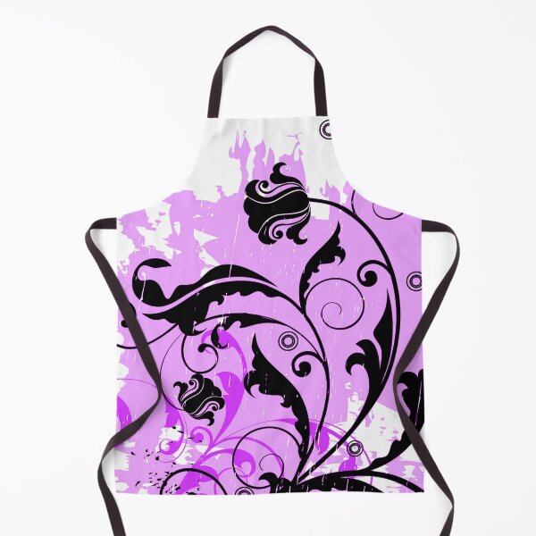 Item preview, Purple Black Floral Art designed and sold by Tshirtstory.