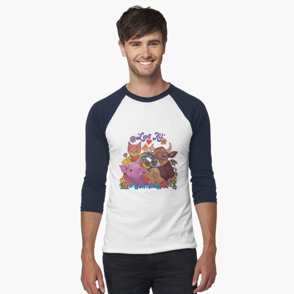 Item preview, Baseball ¾ Sleeve T-Shirt designed and sold by LyndaBell.