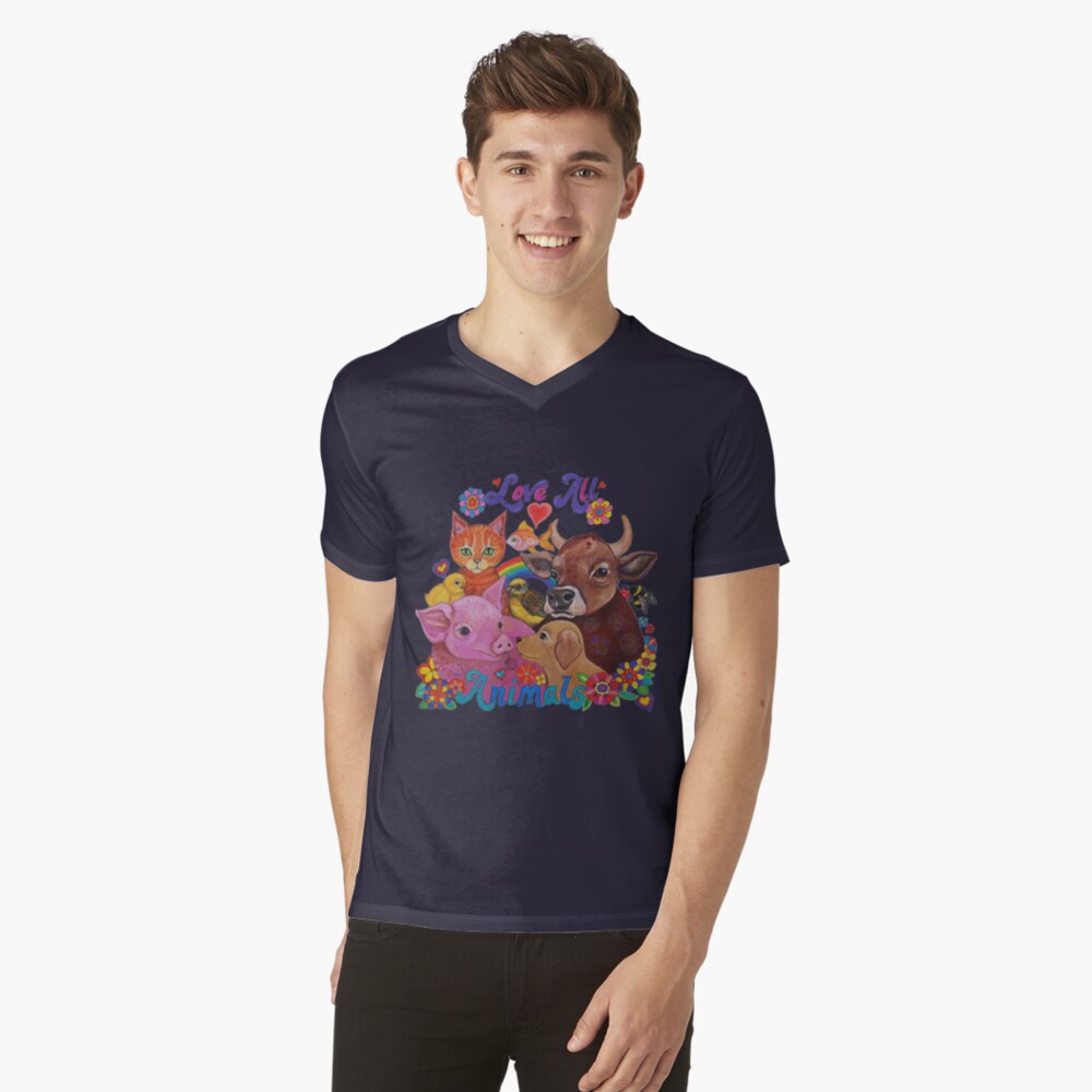 Item preview, V-Neck T-Shirt designed and sold by LyndaBell.