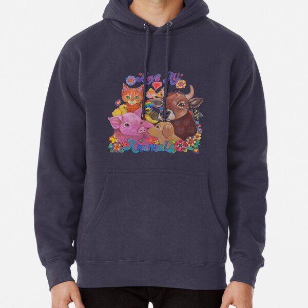 Love all Animals Pullover Hoodie