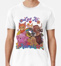 Liebe alle Tiere Premium T-Shirt