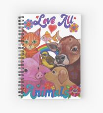 Love all Animals Spiral Notebook