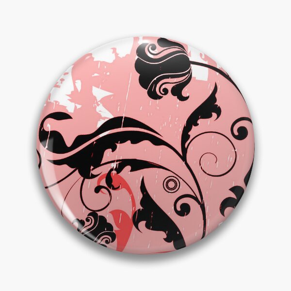 Item preview, Salmon Black Floral Art  designed and sold by Tshirtstory.