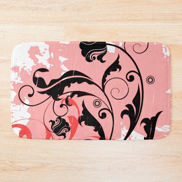 Item preview, Salmon Black Floral Art  designed and sold by Tshirtstory.