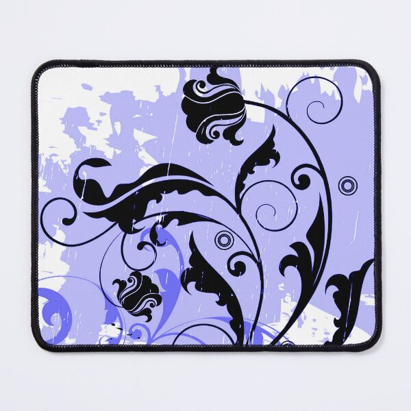 Item preview, Blue Black Floral Art designed and sold by Tshirtstory.