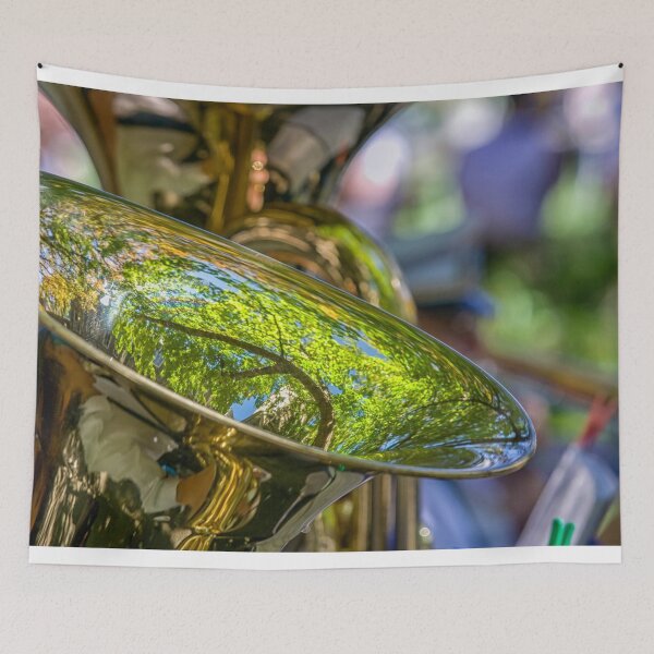Item preview, Tuba with reflection designed and sold by Photopat.