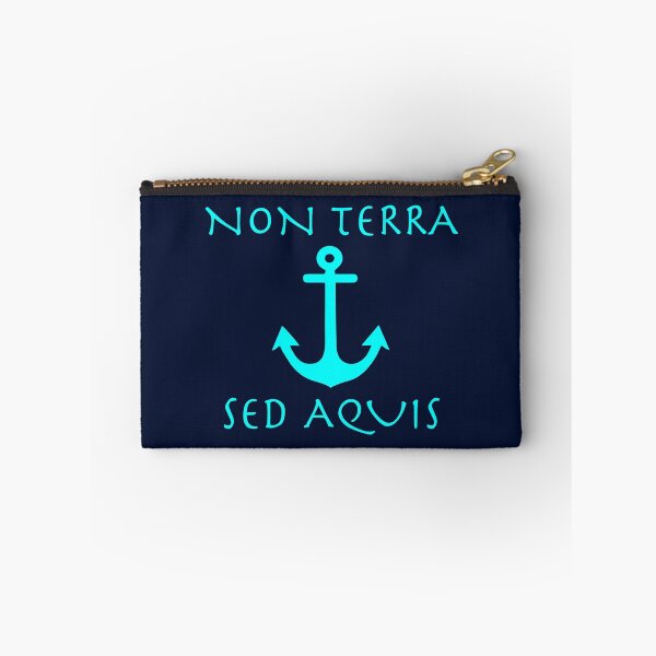 Item preview, Sailors Latin Motto Non Terra Sed Aquis designed and sold by ElJimmo.