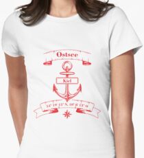 Kiel Tailliertes T-Shirt für Frauen
