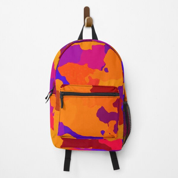 Item preview, Orange Camouflage designed and sold by TotallyRetroArt.