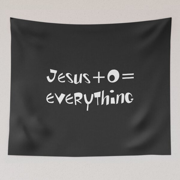 Item preview, Christian Design - Jesus Plus 0 Equals Everything designed and sold by simplydesignart.