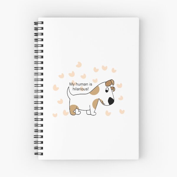 Item preview, Dogs My human is hilarious! bandanna fun quote designed and sold by Julieford.
