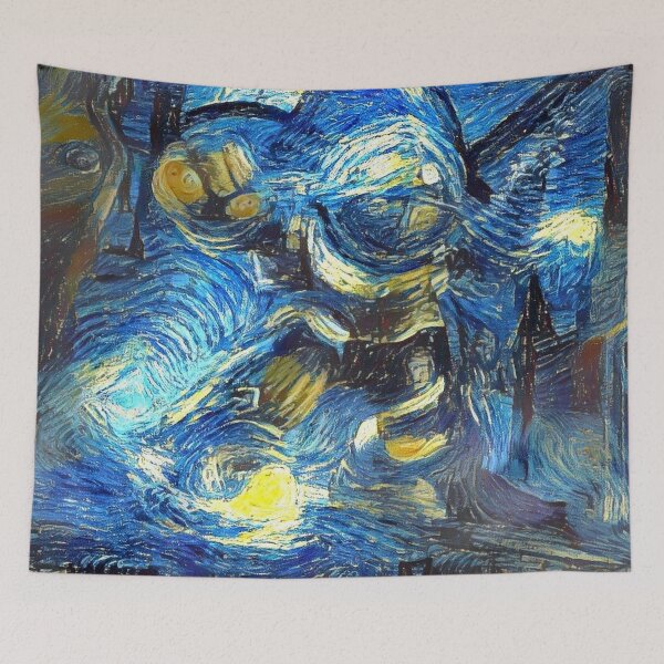 Item preview, Bioshock Bid Daddy Little Sister Starry Night designed and sold by weirdo97.