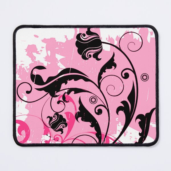 Item preview, Pink Black Floral Art designed and sold by Tshirtstory.