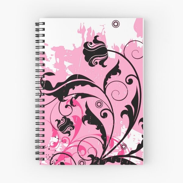 Item preview, Pink Black Floral Art  designed and sold by Tshirtstory.