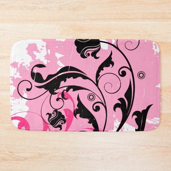 Item preview, Pink Black Floral Art  designed and sold by Tshirtstory.