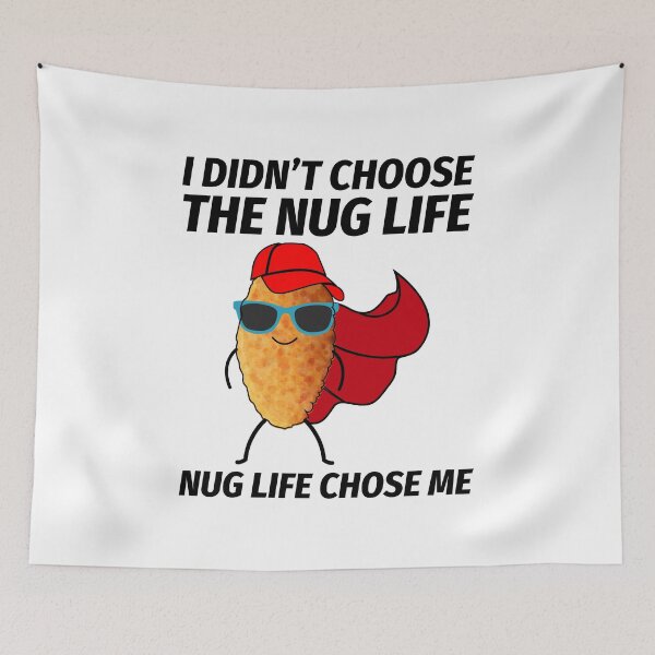 Item preview, Superhero Chicken Nuggets Fast Food Funny Saying designed and sold by TastefulTees.