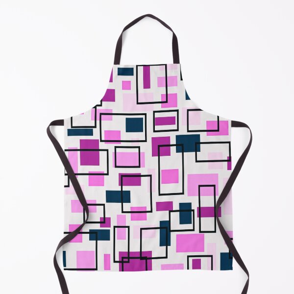 Item preview, Retro Inspired Squares - Pink, Navy Blue, Fuchsia designed and sold by TotallyRetroArt.