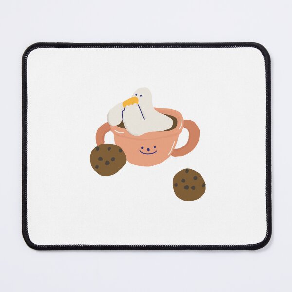 Item preview, Goose in a teacup with cookies designed and sold by apple peel.