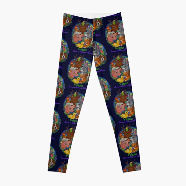 Vegan, weil Tiere wichtig sind Leggings