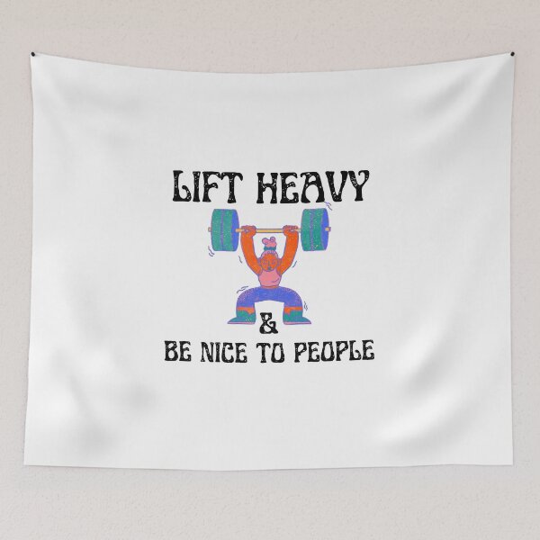 Item preview, Lift Heavy And Be Nice designed and sold by Fudoitga.