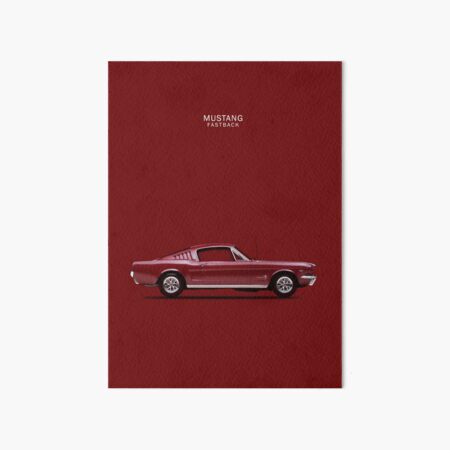 Mustang Fastback Galeriedruck