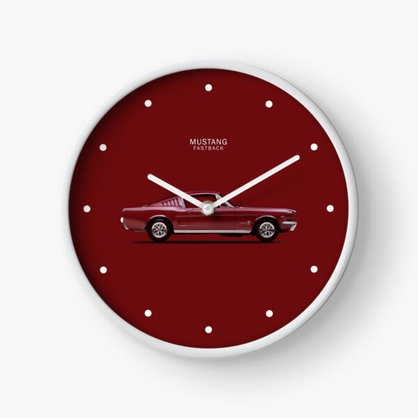 Mustang Fastback Clock