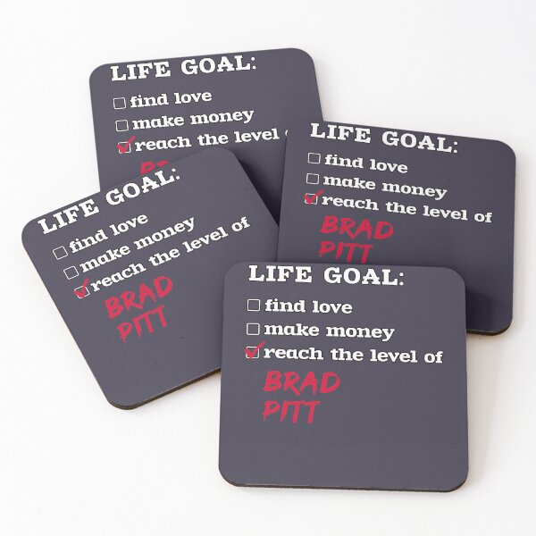 Item preview, Mens Womens Life Goal Brad Pitt Cool Gifts designed and sold by Carmenmorrill.
