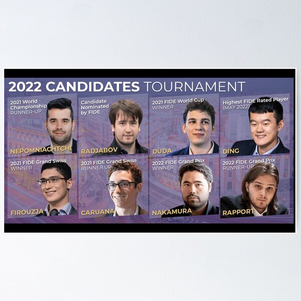 Chess! 2022 FIDE Candidates Tournament!