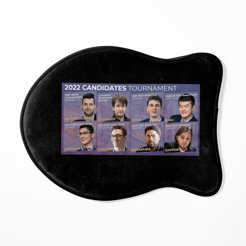 Chess Candidates Tournament 2022 Magnet for Sale by GambitChess