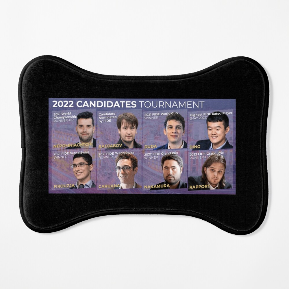 Chess Candidates Tournament 2022 Magnet for Sale by GambitChess