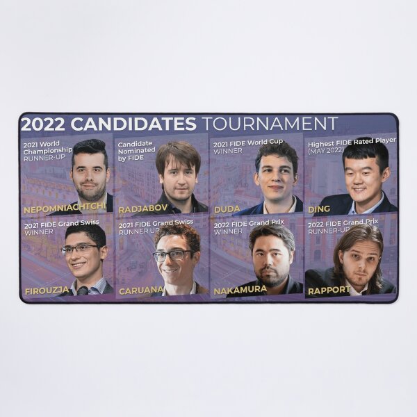 Chess Candidates Tournament 2022 Magnet for Sale by GambitChess