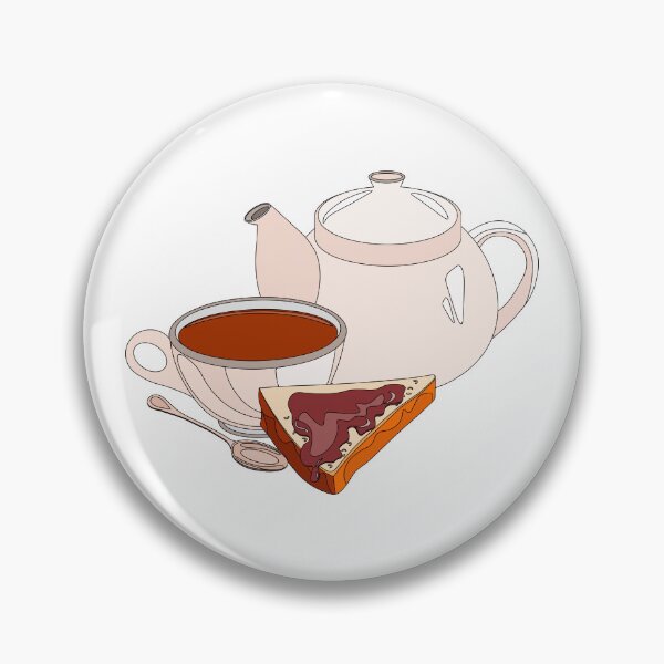 Item preview, cup and teapot for tea designed and sold by Zhanna Lenivaya.