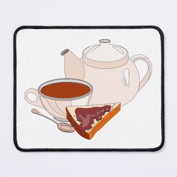Item preview, cup and teapot for tea designed and sold by Zhanna Lenivaya.