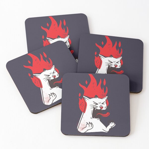 Item preview, More Then Awesome Mad Cat Raging And Screaming Cool Graphic Gifts designed and sold by Annliberty.