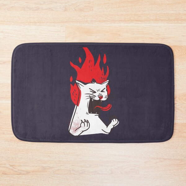 Item preview, More Then Awesome Mad Cat Raging And Screaming Cool Graphic Gifts designed and sold by Annliberty.