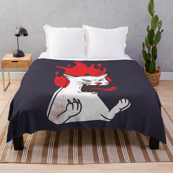 Item preview, More Then Awesome Mad Cat Raging And Screaming Cool Graphic Gifts designed and sold by Annliberty.