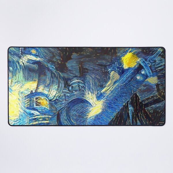 Item preview, Final Fantasy 7 Cloud Midgar Starry Night designed and sold by weirdo97.