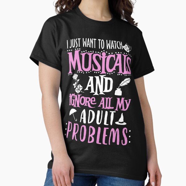 Item preview, Sehen Sie musikalisches lustiges Theater-Nerd-T-Shirt designed and sold by KsuAnn.