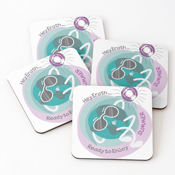 Item preview, Earth ready to enjoy summer !! sunny & nice weather in purple and teal designed and sold by Lowrain Nabih.