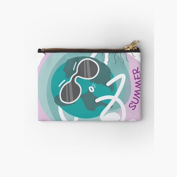 Item preview, Earth ready to enjoy summer !! sunny & nice weather in purple and teal designed and sold by Lowrain Nabih.