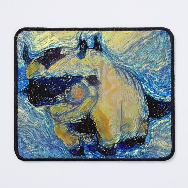 Item preview, Appa in Flight Avatar the Last Airbender Starry Night designed and sold by weirdo97.
